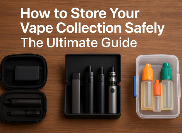 How to Store Your Vape Collection Safely in a Secure and Organized Way