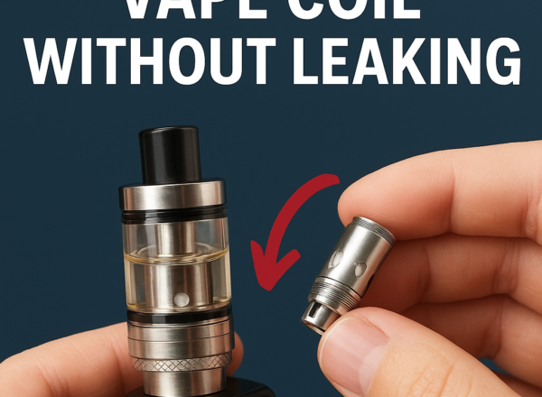How to Change Your Vape Coil Without Leaking – Step-by-step guide to replace vape coils properly without messy e-liquid leaks.